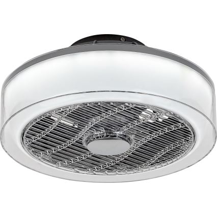 Rabalux - LED Ściemniana lampa sufitowa z wentylatorem LED/30W/230V + pilot 3000-6000K