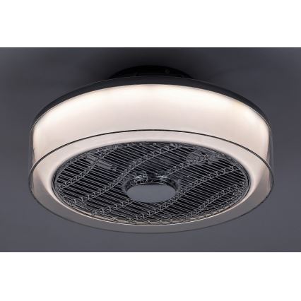 Rabalux - LED Ściemniana lampa sufitowa z wentylatorem LED/30W/230V + pilot 3000-6000K