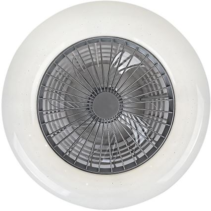 Rabalux - LED Ściemniana lampa sufitowa z wentylatorem LED/30W/230V + pilot 3000-6500K