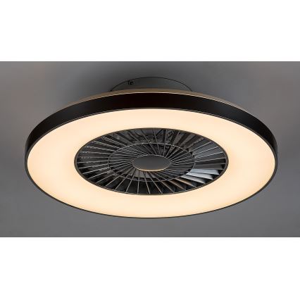 Rabalux - LED Ściemniana lampa sufitowa z wentylatorem LED/40W/230V + pilot 3000-6500K