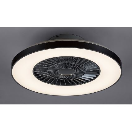 Rabalux - LED Ściemniana lampa sufitowa z wentylatorem LED/40W/230V + pilot 3000-6500K