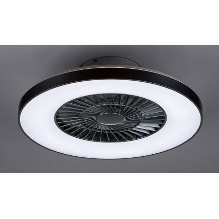 Rabalux - LED Ściemniana lampa sufitowa z wentylatorem LED/40W/230V + pilot 3000-6500K