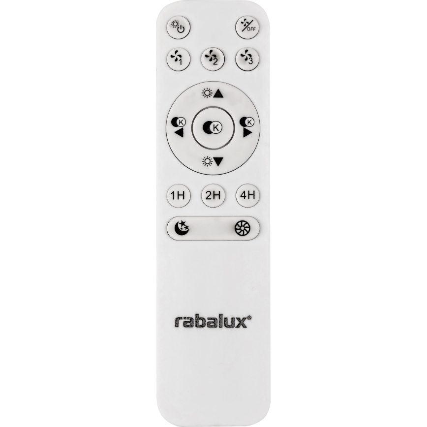 Rabalux - LED Ściemniana lampa sufitowa z wentylatorem LED/40W/230V + pilot 3000-6500K