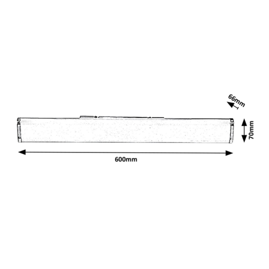 Rabalux - LED Ściemniany kinkiet łazienkowy LED/14W/230V IP44