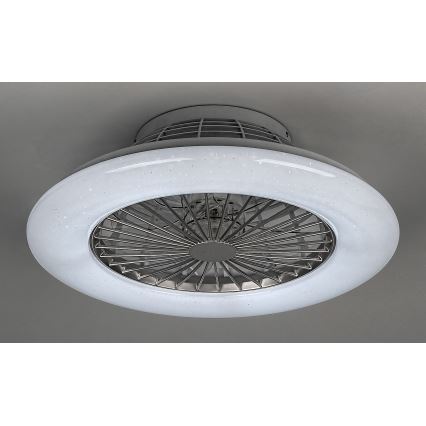 Rabalux - LED regulowane oświetlenie sufitowe z wentylatorem LED/30W/230V 3000-6500K + pilot zdalnego sterowania