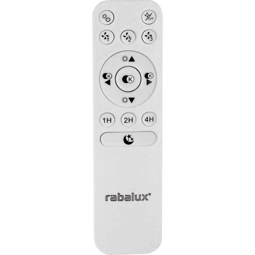 Rabalux - LED regulowane oświetlenie sufitowe z wentylatorem LED/30W/230V 3000-6500K + pilot zdalnego sterowania
