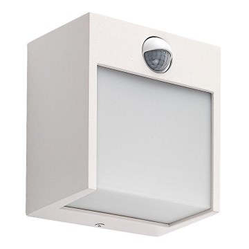 Rabalux - LED zewnętrzna lampa ścienna z czujnikiem LED/12W/230V biała IP44