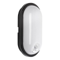 Rabalux - LED Zewnętrzna lampa sufitowa z czujnikiem LED/15W/230V IP65 czarna