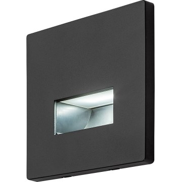Rabalux - oprawa schodowa LED/1W/230V 3000/4500/6500K czarna