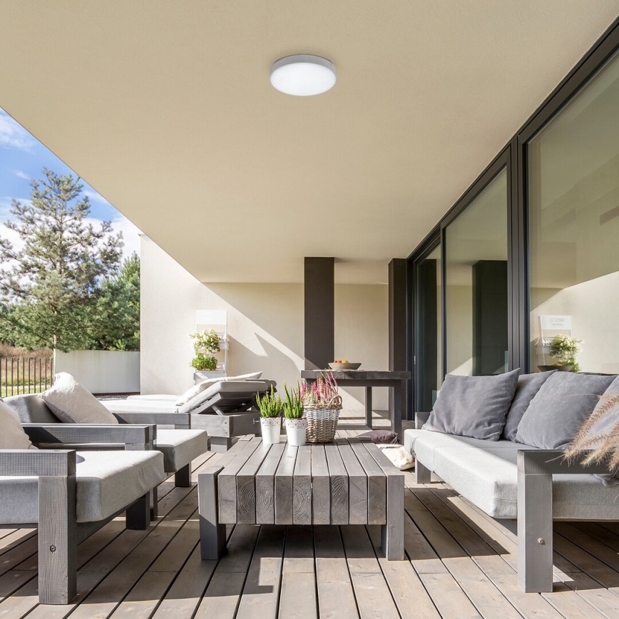 Rabalux - Oprawa sufitowa LED/24W/230V 2800-6000K IP44 biała śr. 30 cm