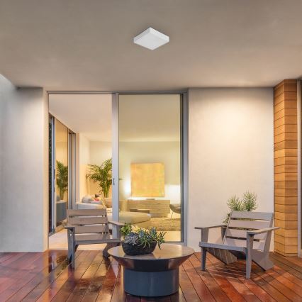 Rabalux - plafon łazienkowy LED/18W/230V 2800-6000K IP44 biały 17,5x17,5 cm