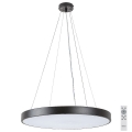 Rabalux - Regulowany żyrandol LED na linkach LED/60W/230V 3000-6000K czarny + pilot do zdalnego sterowania