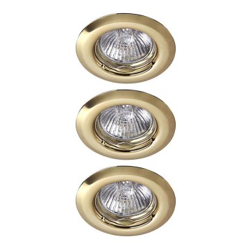 Rabalux - SADA 3x LED Oprawa wpuszcana 3xGU10/6W/230V + 3xGU10/50W/230V Rabalux - SADA 3x LED Oprawa wpuszcana 3xGU10/6W/230V + 3xGU10/50W/230V