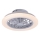 Rabalux - ściemnialna lampa sufitowa LED z wentylatorem LED/24W/230V 3000-6500K + pilot zdalnego sterowania