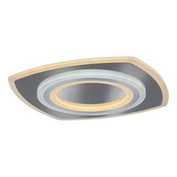 Rabalux - Ściemnialna oprawa sufitowa LED/60W/230V 3000/4000/6000K matowy chrom + pilot zdalnego sterowania 48x48 cm