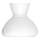 Rabalux - Szkło zamienne do żyrandola, lampy stołowej i kinkietu E27, śr. 15 cm, białe