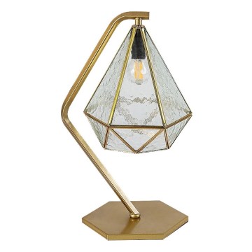 Rabalux - Tiffany witrażowa lampa stołowa 1xE14/40W/230V złoty