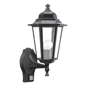 Rabalux - Zewnętrzna lampa ścienna z czujnikiem 1xE27/60W/230V