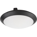Rabalux - Zewnętrzna lampa sufitowa 1xE27/9W/230V IP65 Ø 30 cm czarna