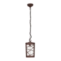 Rabalux - Zewnętrzna lampa wisząca 1xE27/60W/230V IP44