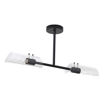 Rabalux - Żyrandol łazienkowy 2xE14/12W/230V IP44 czarny