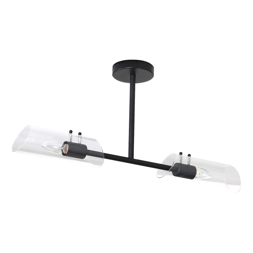 Rabalux - Żyrandol łazienkowy 2xE14/12W/230V IP44 czarny
