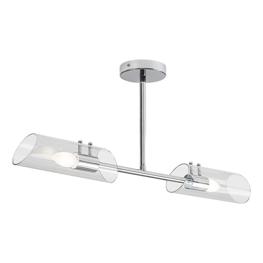 Rabalux - Żyrandol łazienkowy na drążku 2xE14/12W/230V IP44 chrom błyszczący