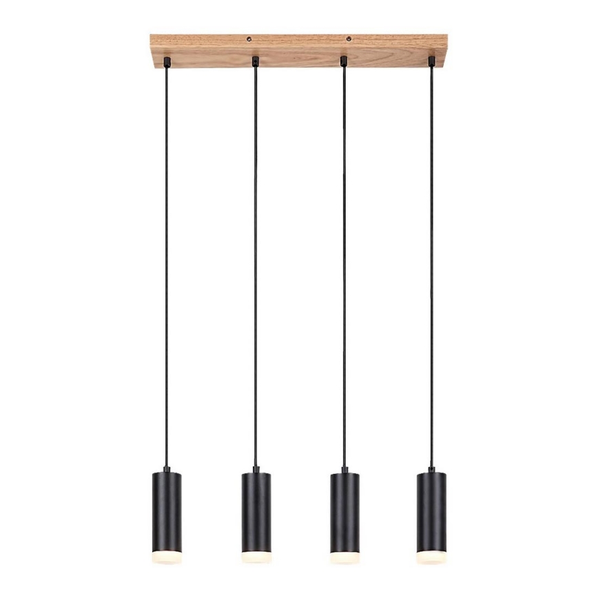 Rabalux - Żyrandol na lince 4xGU10/5W/230V dąb