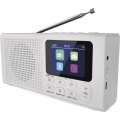 Radio DAB DAB+ FM 3W/5V/4xAA białe