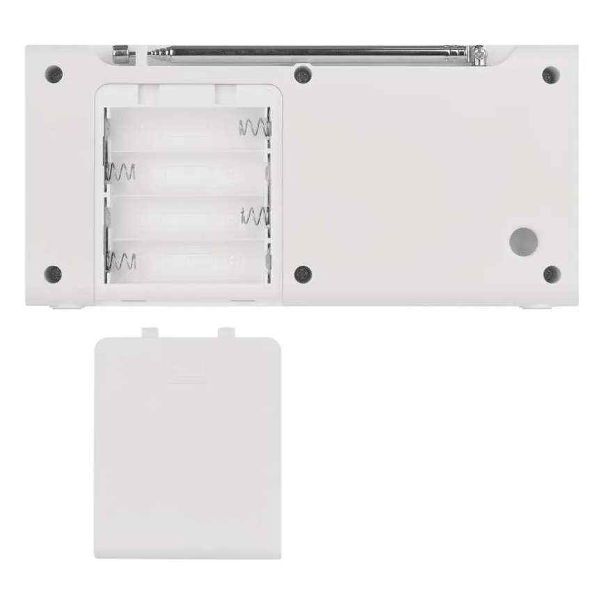 Radio DAB DAB+ FM 3W/5V/4xAA białe