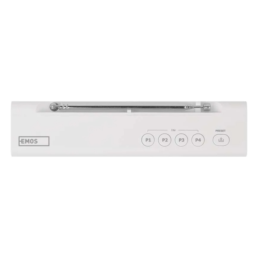 Radio DAB DAB+ FM 3W/5V/4xAA biały