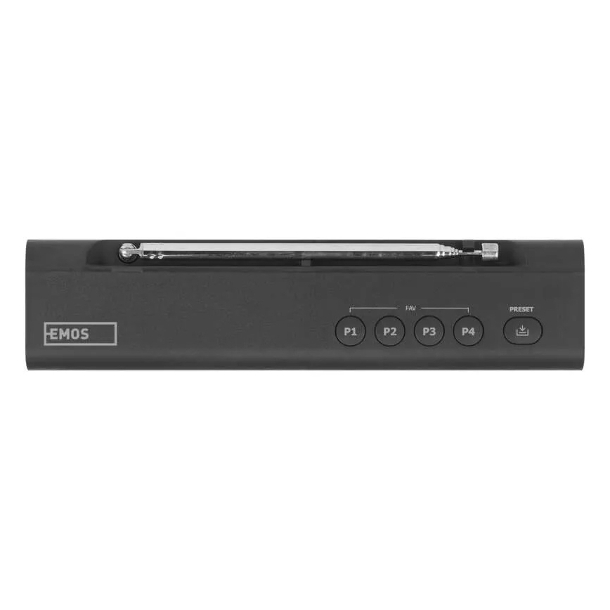 Radio DAB DAB+ FM 3W/5V/4xAA czarny