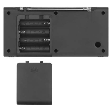 Radio DAB DAB+ FM 3W/5V/4xAA czarny
