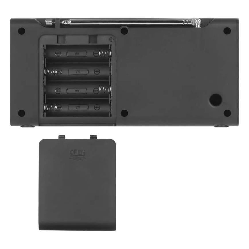 Radio DAB DAB+ FM 3W/5V/4xAA czarny