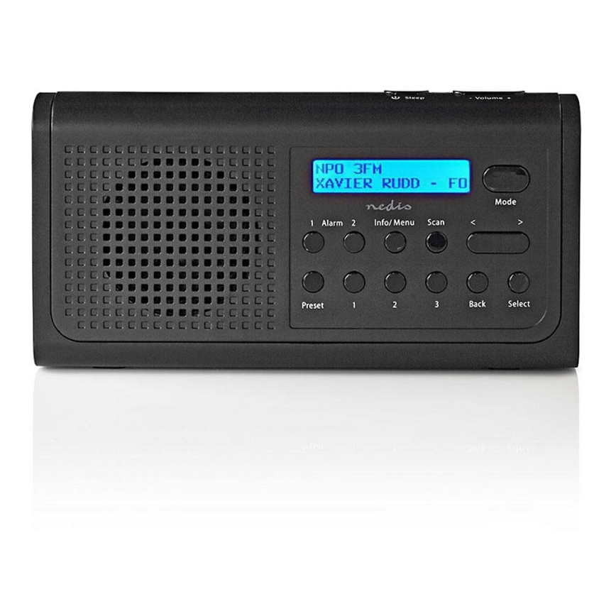 Radio z zegarem i funkcją alarmu 3W/FM/DAB