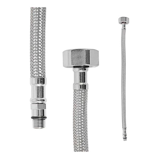 RAV Slezák IF0012 - Elastyczny wąż przyłączeniowy FLEXI 35 cm, chrom błyszczący