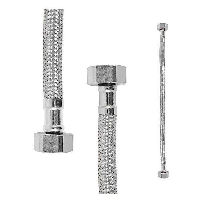 RAV Slezák IF0133.0 - Elastyczny wąż przyłączeniowy FLEXI 10 cm błyszczący chrom