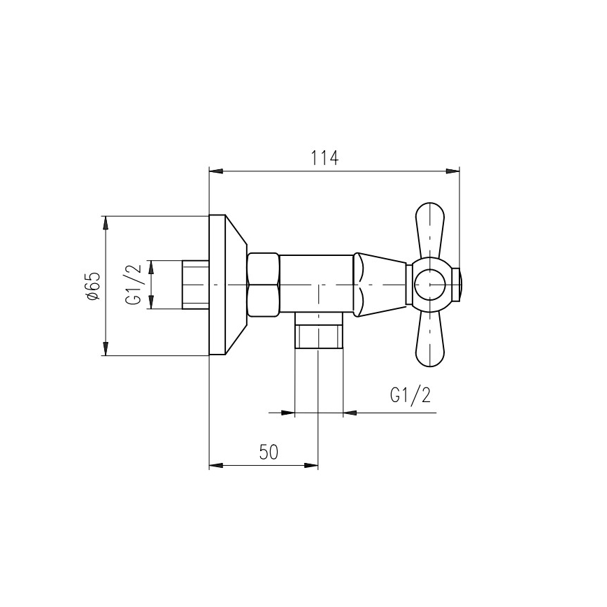 RAV Slezák MK180.5/2SM - Zestaw prysznicowy z baterią MORAVA RETRO, mosiądz antyczny