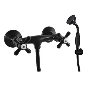 RAV Slezák MK180.5 - Zestaw prysznicowy z baterią MORAVA czarny mat