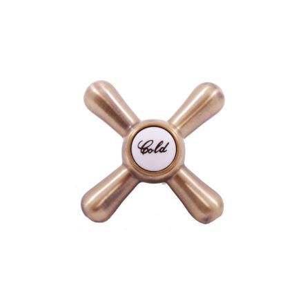 RAV Slezák MK181.5/3SM - Zestaw prysznicowy z baterią MORAVA RETRO w wykończeniu postarzanego mosiądzu