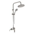 RAV Slezák NL182.5/7MGL - Zestaw prysznicowy z baterią NIL, szary z połyskiem