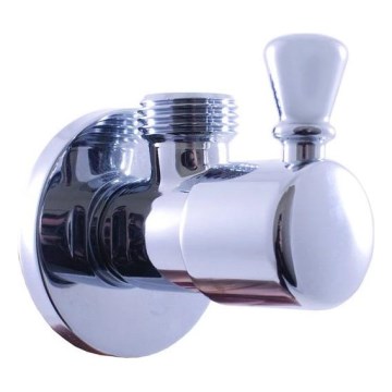 RAV Slezák RV0112 - Zawór kątowy RETRO chrom błyszczący