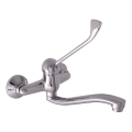RAV Slezák SA601.5/26 - Bateria umywalkowa z dźwignią medyczną SAZAVA 23 cm chrom błyszczący