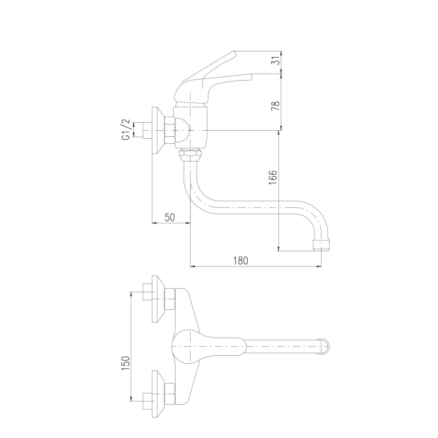 RAV Slezák SAJ001.5/21 - Bateria umywalkowa JUNIOR czerwona/niebieska/żółta