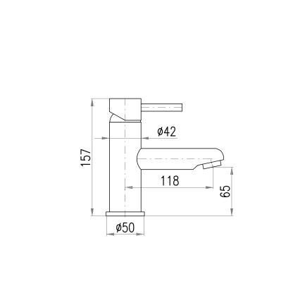 RAV Slezák SE426.0 - Bateria umywalkowa JUNIOR 15,7 cm czerwona/niebieska/zielona