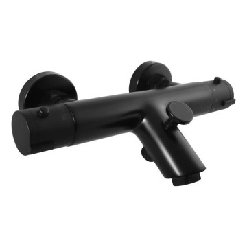 RAV Slezák TRM54.5CMAT - Termostatyczna bateria wannowa TERMO czarny mat