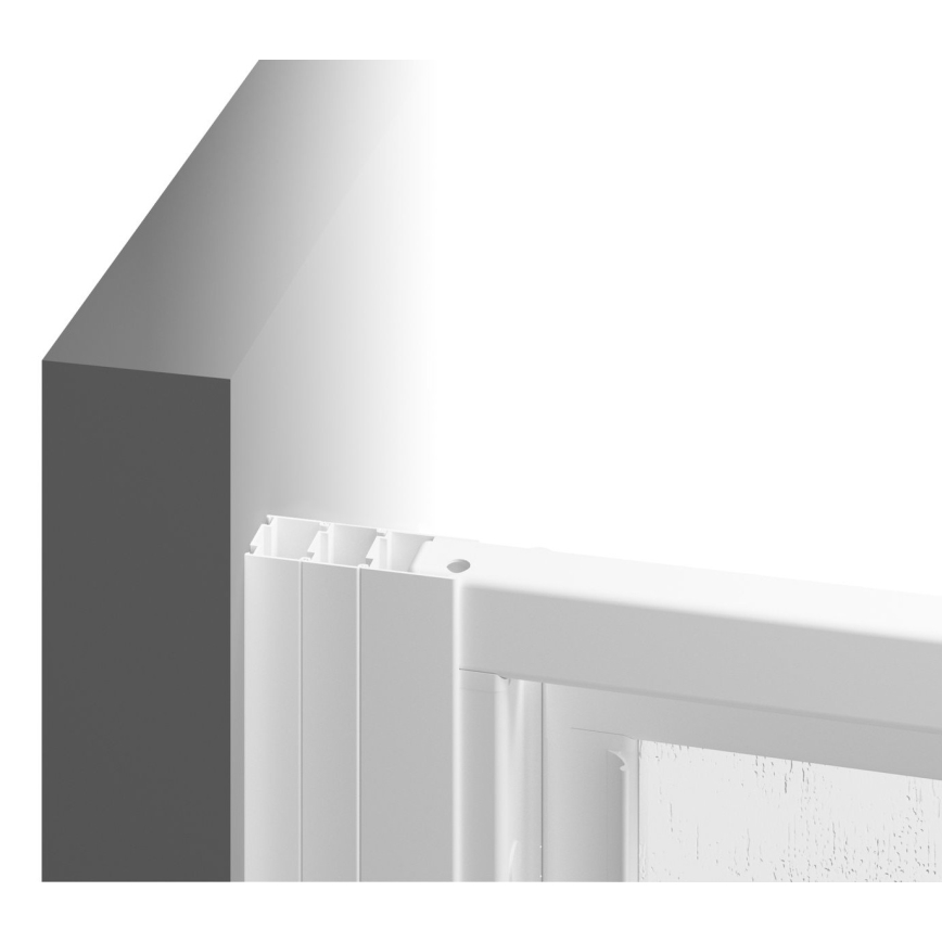 Ravak 00V701R211 - Trzyczęściowe drzwi prysznicowe SUPERNOVA 90x198 cm białe