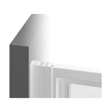 Ravak 00VG01R211 - Trzyczęściowe drzwi prysznicowe SUPERNOVA 120x198 cm białe