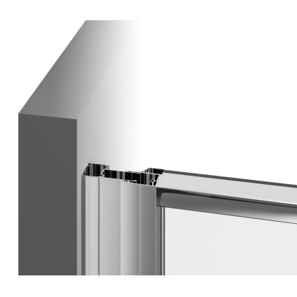 Ravak 37677U00Z1 - Kabina prysznicowa trójdzielna ćwierćokrągła PIVOT 90x90 cm satynowa