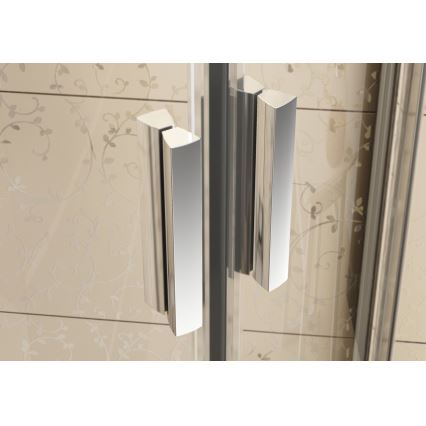 Ravak 3B240C00Z1B - Kabina prysznicowa ćwierćokrągła czteroczęściowa BLIX 80x80 cm chrom błyszczący